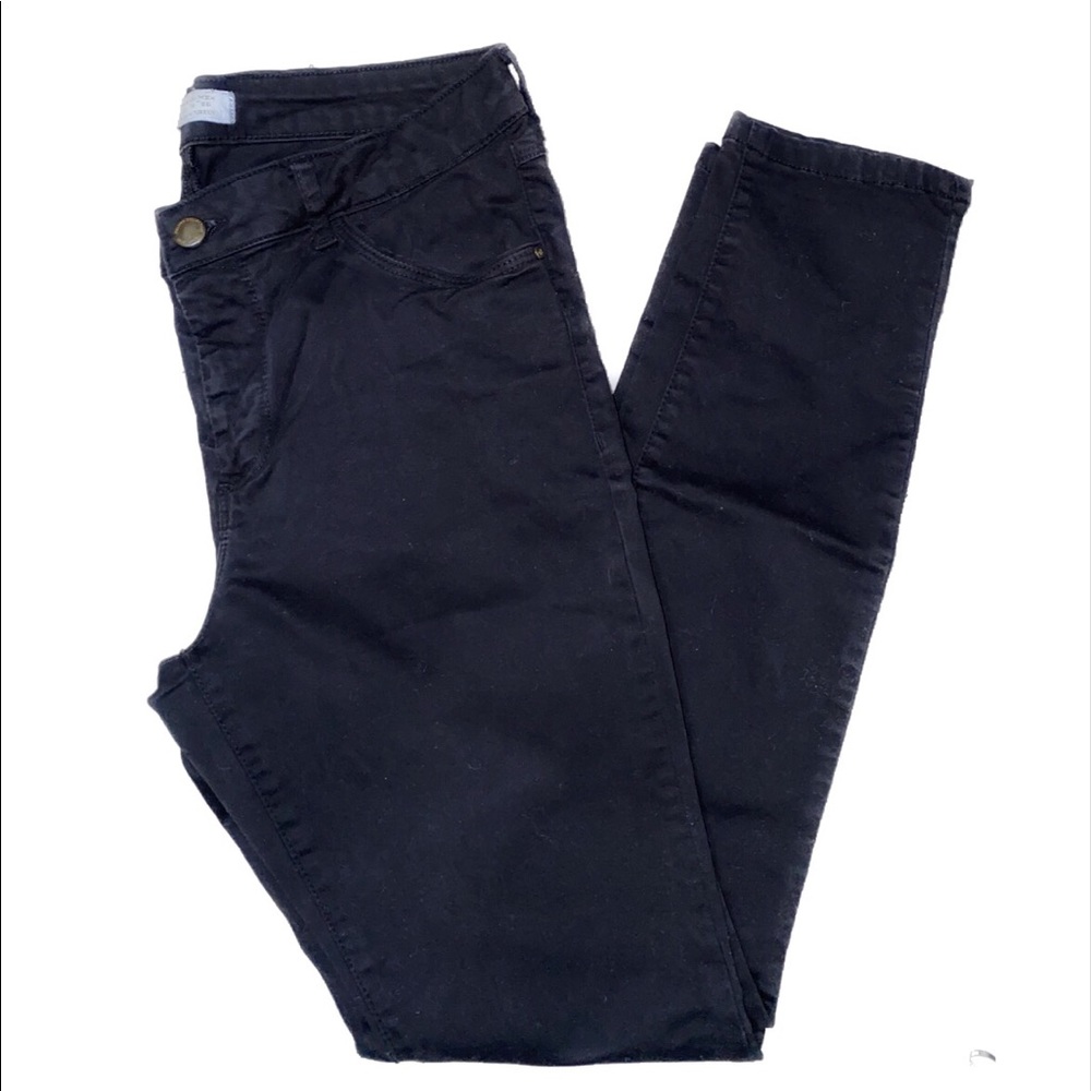 Black Zara 1975 Denim Skinny Jeans